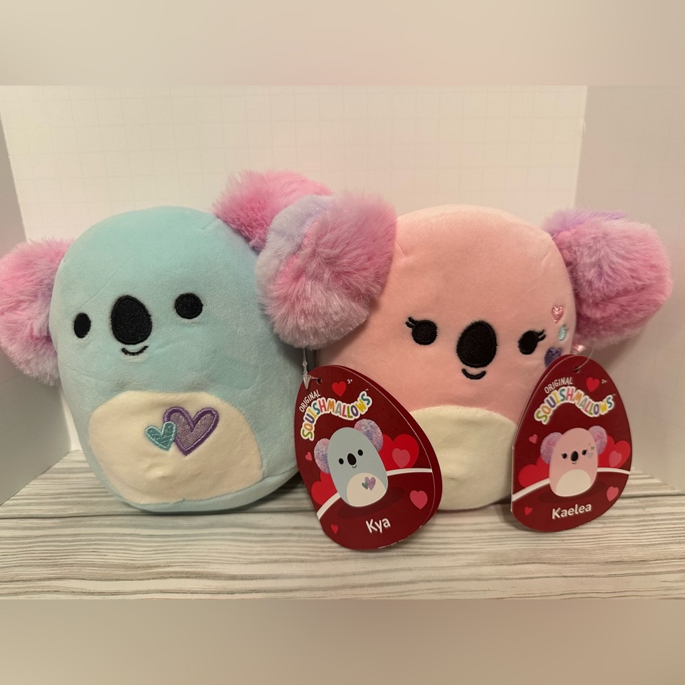 Squishmallows Koala Bear (2) Kya Kaelea 5” Valentine’s day edition